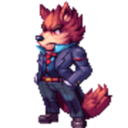 Butler Wolf of Pixels