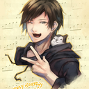 sh3ro:  Tsukiuta 3rd Series Uduki Arata   卯月 新「君、舞い降りる」＋「夜桜に惑わされて」Hey his songs turns out to be quite good! I like his first song.Otsukare Tsukino-san!source: nicovideo 