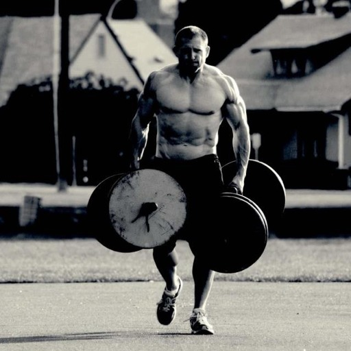 ehlisl:  Dog Bone Rows #strongman #bodybuilding #garagegym #rowtogrow #fatfacetillidie  This dude has a garage like the guy on 50 shades of gray has his sex room. Everything a lifter could ever dream of 😍