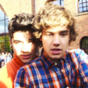  Liam and Zayn // Isn’t it crazy? It’s all because of you. 