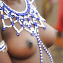   Reed Dance Ceremony in the Kingdom of Swaziland.