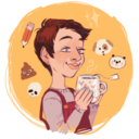 thedrawingduke:  Another tea painting! I may…so tiny tea commissions or something? Not sure, haha! But this is so fun!   #tea #painting #timelapse #fantomestein