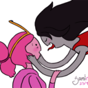 asksugarlessgum:   alamodegirl asked: Hey PB and Marceline! You guys both have a lot of hair, does it ever get stuck together?  [[Later that week…]] 