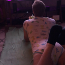 widdlebigbaby:After a long weekend of getting to wear my big-kid underwear (we were visiting my parents), I’m back in my normal underwear. Also, Mommy has imposed a new rule that I have to be changed out of my overnight diaper and into my daytime one
