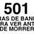 501 caras de bandas para ver antes de morrer.