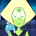 gemworldtheories:  Peridot, a home world Gem with advanced Knowledge of Gem World Technology, and Lapis Lazuli, a mysterious Gem with a checkered past and tragic future; despite little to no activity between these two characters, these Gems may have more