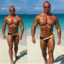 fustevepena:  He’s Naked!! Model &amp; Dancer Borrell  jr.  http://imrockhard4u.tumblr.com