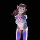 D.Va Bathroom Lewd