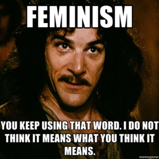 Sexism against women is more personal than "sexism against men." 