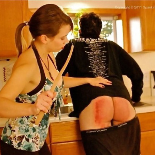 teamthreesixty:  Spanking360: Spanked and Put to Bed