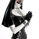 girlsinrubber:  Susan Wayland semi-transparent latex catsuit video tease 