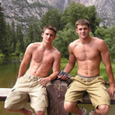 rockymountainboys2:  amazingmalenudity:  Lachlan Buchanan and Xavier Samuel Naked in Newcastle  Nice skinny dipping scene.