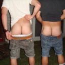 straight guys and butts !