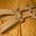 bestfixsystems:  Butterfly Straightjacket in a Light Blue  real leather 