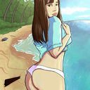 greenjadeasia:  Sexy busty Japanese babe wearing a swimsuit   塚田詩織 Shiori