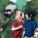 :Sasuke and Sakura talking to Sarada about