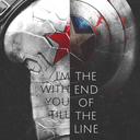 'Cause I'm with you till the end of the line
