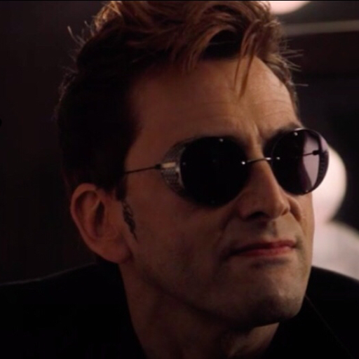 crowleysscaredplants:  assiraphales:  aziraphale: *gets hit with paintball* crowley, also hit with a paintball, on autopilot: mmm whatcha sayyyy  crowley is, that bitch