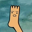 a-foot-with-a-face-on-it