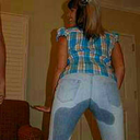 Lots of jeans wetting, some cute pink panties,