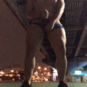 outdoornakedking:  凌晨四點突然性起 跑來福和公園 被五個人噴的全身 連臉都不放過 精如雨下 身上的不是汗 是洨 好爽 好喜歡被噴 好喜歡洨味 超爽最後連我自己都噴了