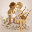 northsfire:  remember when achilles left the palace to go to chiron? and then patroclus went to find him and achilles jumped on him and said “I was hoping you’d come”?… do you think when patroclus finally joined achilles in the underworld that