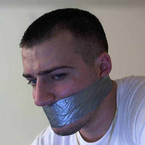 rockeyleatherman:  elementmastersage:  Video I found online. Tape comes alive and mummifies a guy :D  Damn!! Wish I could be the Victim of Duck Tape, Fuck Yeah