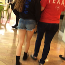 mrb00ty99:  creepnall1:  Wasn’t even going to record these girls but soon as I saw that ass I had to follow  Jigglly
