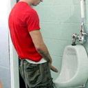 Ca-Urinalspy:bathroom Talk, And A Cute Bearded White Guy. He Was Angled A Little