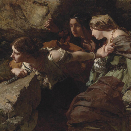 klassizismus:Detail: Diana and Endymion, by Francesco Solimena,