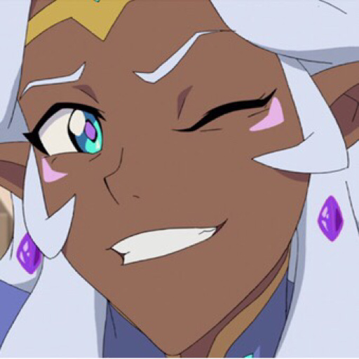 chesamu:  some allura headcanons: favorite colors: pink and blue terrible at lying lol, but great at keeping secrets she has never dated someone she’s chosen on her own before, due to being a princess she’s great at remembering faces but not names