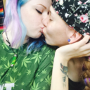 wantyourgayromance:I will kiss my girl in public. I will hold her hand and I will act like any other couple does in public. If you do not support this you look the other way and leave my gay ass alone. I will never be ashamed to show my affection for