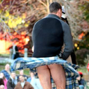 straightkiltcock:  Scottish kilt exposed 