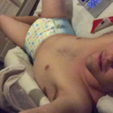 paddedsuperboy:  Well, here it is. Me changing out of my nighttime diaper   Beautiful, hung, diapered hunk.