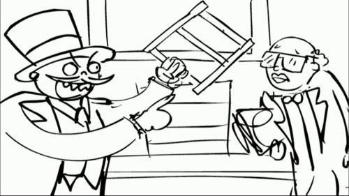 thewardeness: It Could Have Been: From Animatic To Final (Part 5) // Season 1, Episode 10: Time Poli