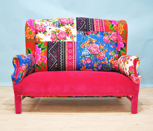 sosuperawesome:Patchwork upcycled furniture by namedesignstudio in Istanbul, Turkey.