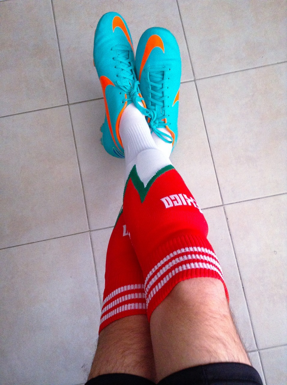 footballsocksmx:  Starting the World Cup with a brand new pair of awesome soccer