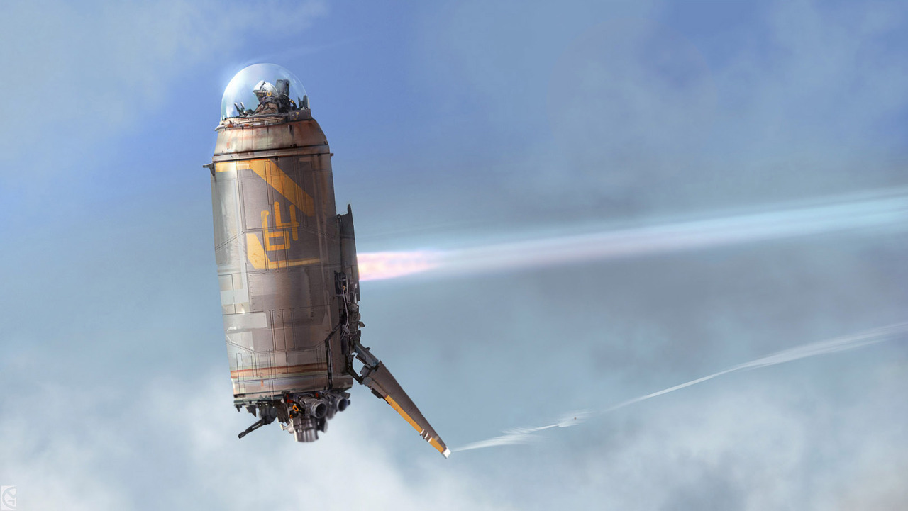 this-is-cool:  The impressive science fiction concept art and illustrations of Clinton