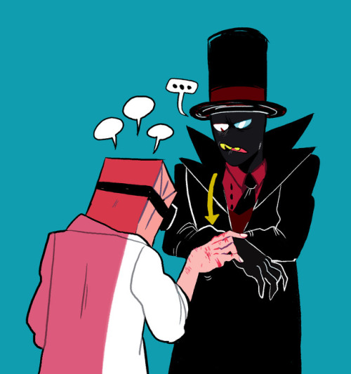 aleeinwaves: art trade with @snupp-snoel … their art- @clownsounds !!! GOOD STUFF THERE!!!! haaHA! 