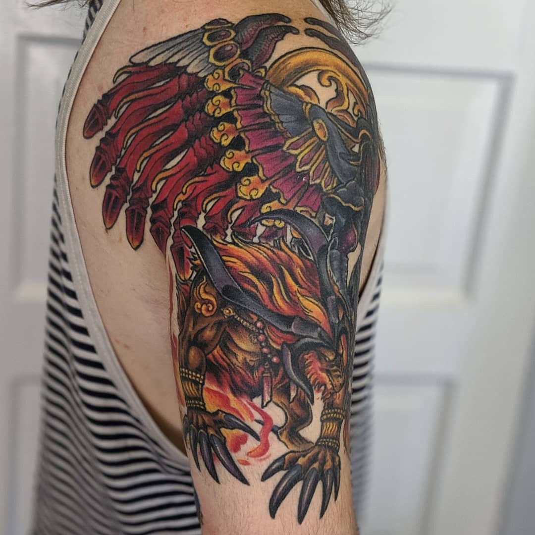 My Final Fantasy X tattoo done by Diane Maya at MF Tattoos in Tennesee   rtattoos