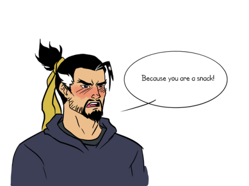 drawingpankake - A sequel to this.Hanzo is a gay mess tbh 