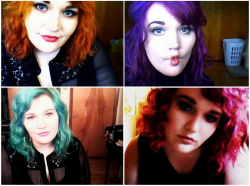 femmefatty:  2013 in selfies ~ a colorful