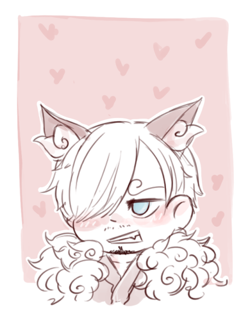 I found out that the fox is not sanji still how could I possibly resist not drawing sanji with the c