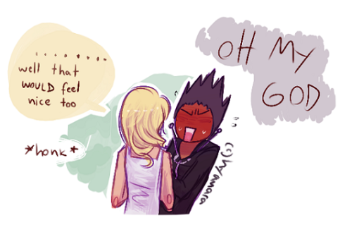 flaxenstrands:  thefatedmeeting; naminé knows how to flirt, blunt AND subtle 