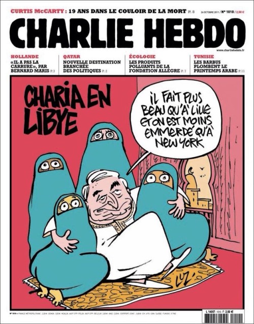 avantblargh:  Before social media sparks fire and everyone claims the phrase #jesuischarlie I want to point out some lovely truths about Charlie Hedbo that the news media may “forget” to point out. Though my heart goes out to the victims to the shooting