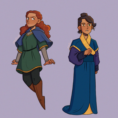 i don’t think i’ve ever drawn all the dagger members, let alone all of them together (adelina and vi