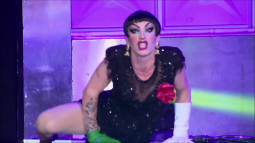 galactic-kat:“Truth Coming Out of Her Well to Shame Mankind” (Sasha Velour, 2017)