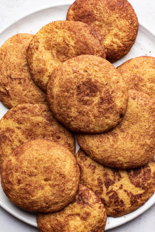 Vegan snickerdoodlesVegan snickerdoodles are easy to make, deliciously pillowy on the inside yet wit