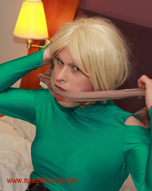 “Self tied and gagged slut” new gallery now on www.naughtynina.net/ photos by htt
