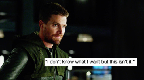 Life As A Tumblr Text Post: Oliver Queen